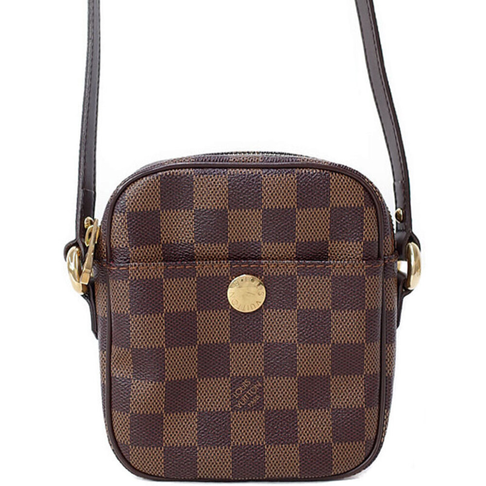 Louis Vuitton Damier Ebene Brown Rift Shoulder Bag